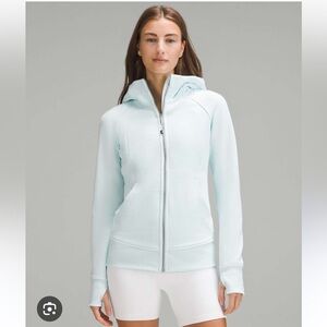 Lululemon scuba oversized full-zip hoodie sheer blue